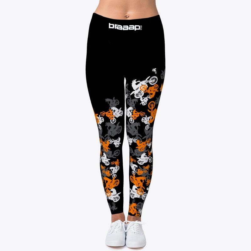 MX Leggings Orange Scatter