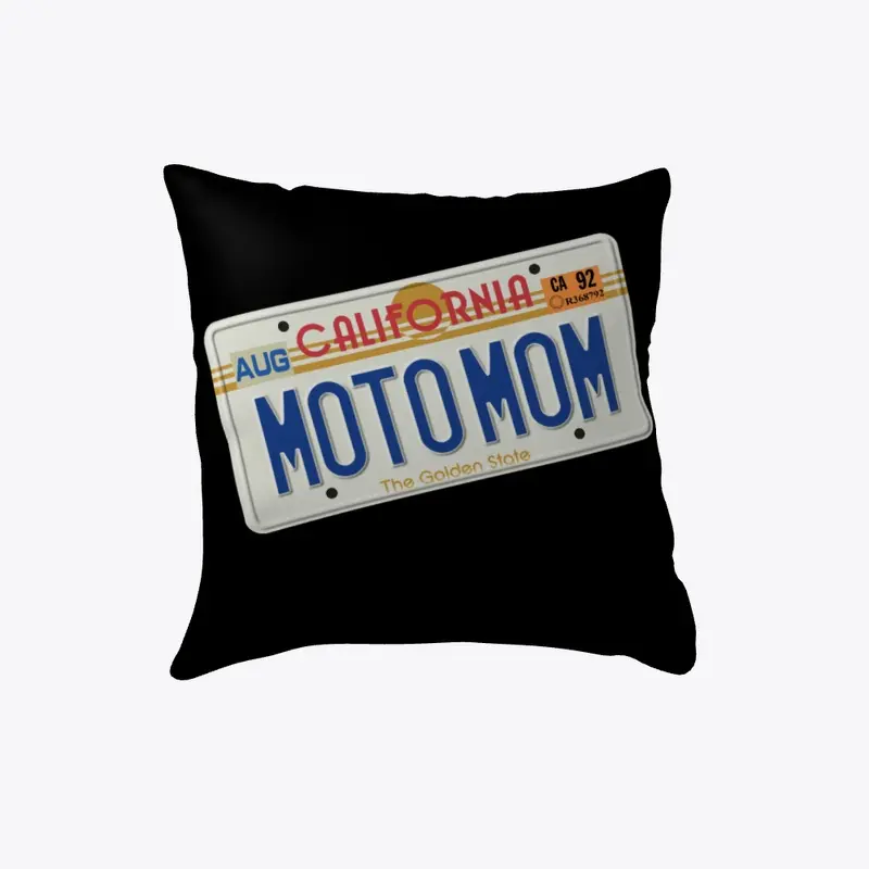 Moto Mom California pillow