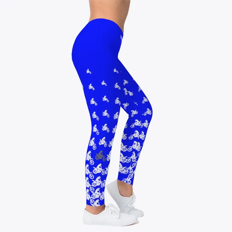 MX leggings blue strobe